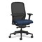 HON Nucleus Series 16.63 in. to 21.13 in. Seat Height Up to 300 lbs. Recharge Task Chair - Navy Seat, Black Back/Base